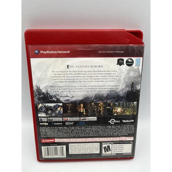 Elder Scrolls V: Skyrim For PS3 PlayStation 3 Very Good 5Z - Picture 6 of 6